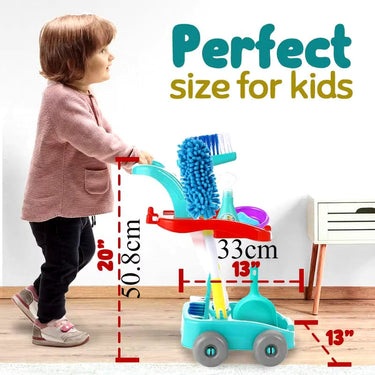 CleanTeam | Limpiar jugando - Divertido set de limpieza para pequeños ayudantes